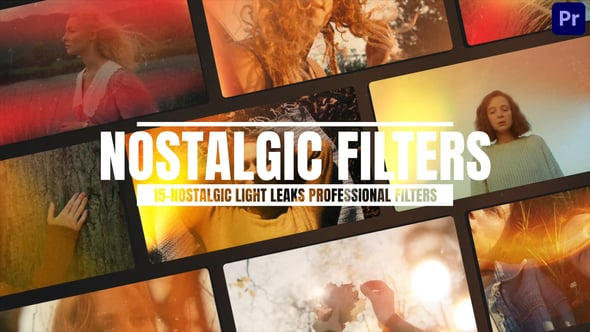 Nostalgic Light Leaks Professional Filters For Premiere Pro（284282）-技能树